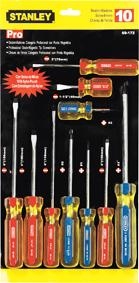 Juego De Destornilladores Stanley 10Pz. 69172
