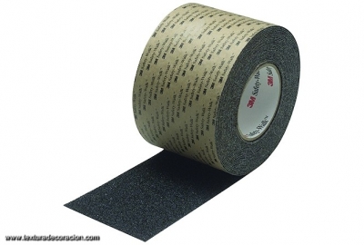 Cinta Antideslizante 3M Negro 50,8 X 18 Mt (23003)