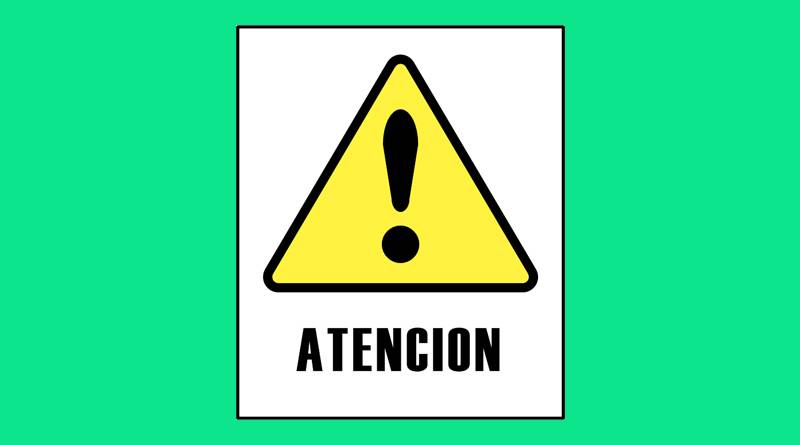 Cartel 20 400 X 450  Atencion