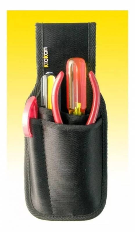 Porta Herramientas Klokan 3 Compartimientos Chicos - Uso Gral Cd.:k403