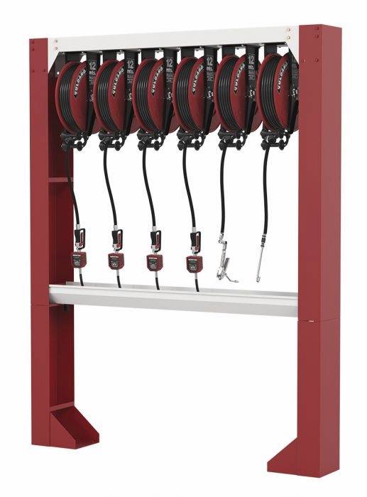 Rack De Enrolladores De Manguera P/Aceite/Grasa Y Aire -  Vulcano Bl105