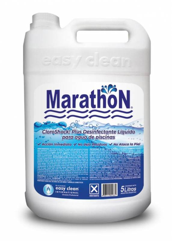 Cloro Al 100% Easy Clean Marathon X 5Lts 80029