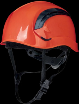 Casco Eslingar Granite Wind - C/Arnes 8P Textil. - C/Mentonera 3P. - Naranja