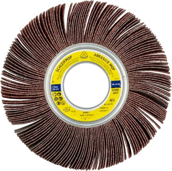 Rueda Abrasiva Klingspor Sm 611 G.80 - 6 1/2 (165X50X43,1Mm) - Ls 309 X Cd.:12108