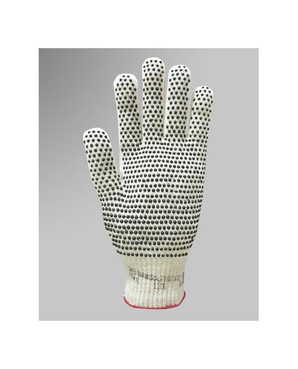 Guante Examinador Moteado Gamisol Poliester Y Algodon T/8 1106