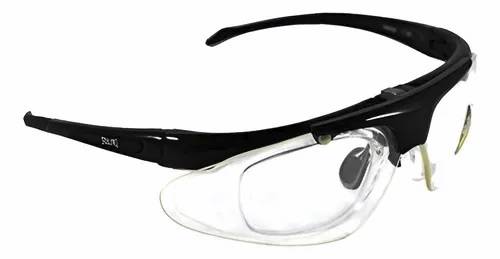 Anteojo Steelpro Omega Claro Af C/Aplique P/ Lentes Recetados
