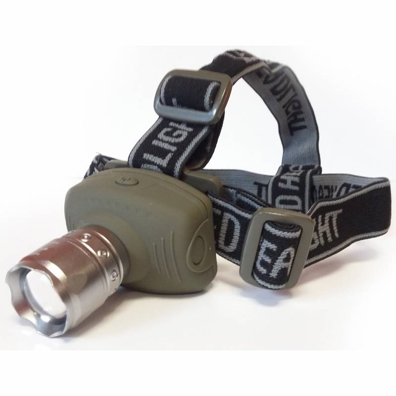 Linterna P/Cabeza Con Zoom Metalico Cd.:0336