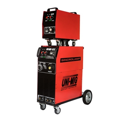 Soldadora Cabezal Doble Uni-Mig Sincrolamp 50-400Amp