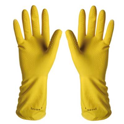 Guante Latex Amarillo