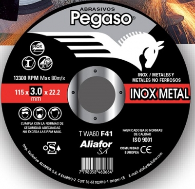 Disco De Corte Pegaso Aliafor 178 X 3,2Mm (7