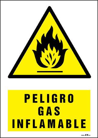 Cartel 112 220 X 260 Peligro Gas