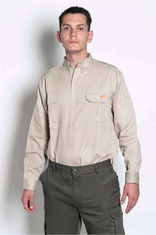 Camisa Aire Libre Ombu Hombre M/L Arena