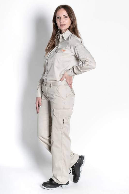 Pantalon Cargo Dama Aire Libre Ombu Arena