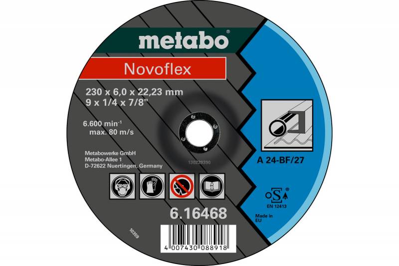 Disco De Desbaste Metabo 115 X 6Mm (4 1/2) Novoflex Cd.:6164600