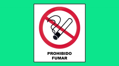 Cartel 40 220 X 260 Prohibido Fumar
