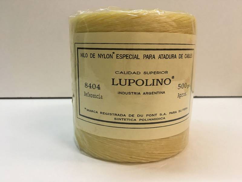 Hilo Nylon Lupolino P/ Atadura De Cables Bobina 500Gr