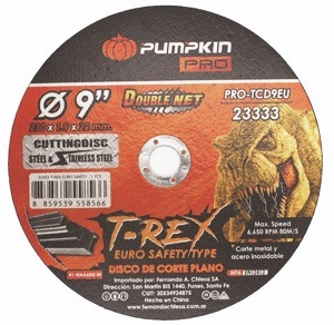 Disco De Corte Pumpkin Pro 230 X 1,9Mm (9