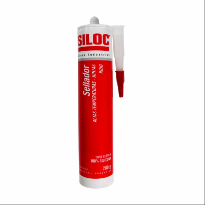 Sellador Silicona Sp Siloc Rojo Alta Temp. X 280Gr