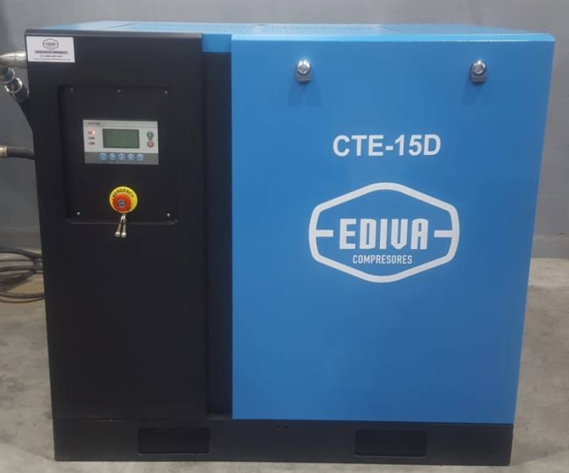 Compresor Ediva A Tornillo 20 Hp - 2,4 M 3 - 10 Bar Cd.:cte-20D