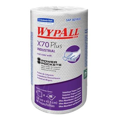 Paño De Limpieza Wypall X70 Plus Rollo X 88 Paños