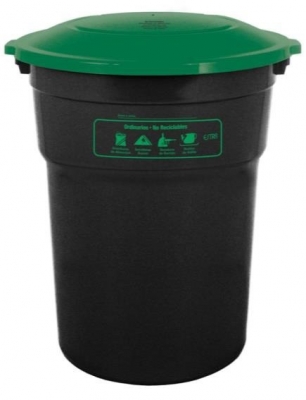 Tacho Residuos 100 Lts Verde Sp11804Ve