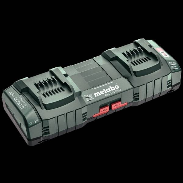 Cargador Rapido Metabo Asc 145 Duo -12/36V - 230V