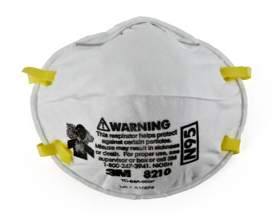 Respirador 3M 8210 N95 P/Polvo-Particulas