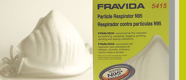 Respirador Fravida 5415 N95 P/Polvo