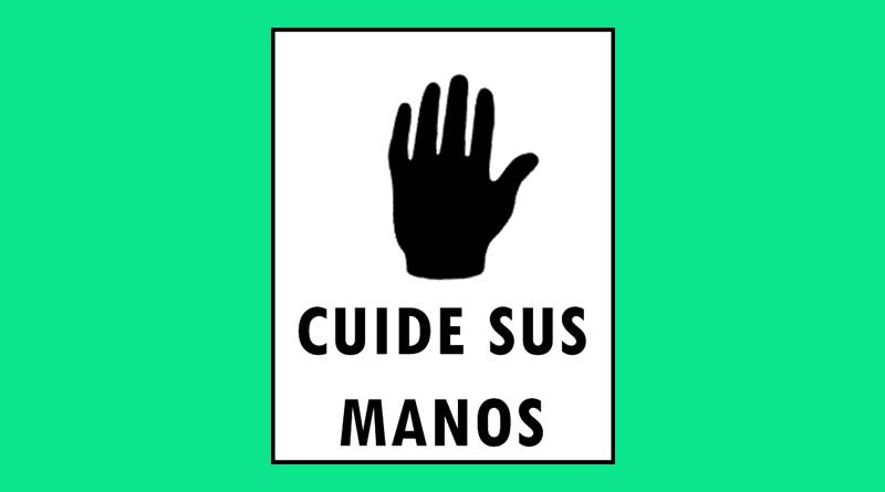 Cartel 109 220 X 260 Cuide Sus Manos