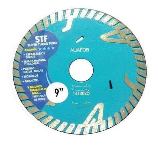 Disco De Corte Diam. Aliafor (9)  Stf Super Turbo Fino Cd.:stf-9