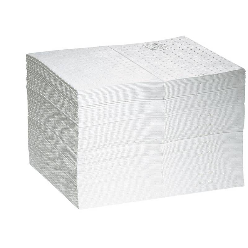 Paños Absorbentes Blanco P/Hidrocarburos Mat423 38 X 51Cm 200Gr/M2