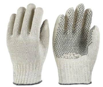 Guante Moteado En Pvc Gris Prentex G8 T.8