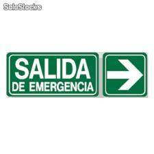 Cartel 87* 140 X 410 Salida De Emergencia Der Fotolum