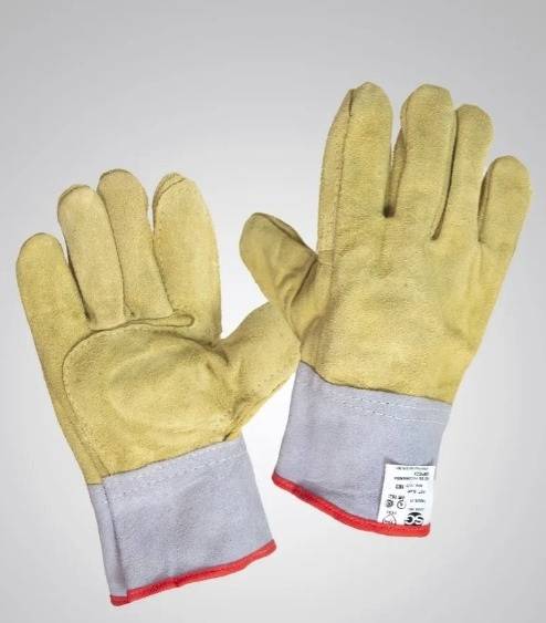 Guante Descarne Amarillo Certificado P/C. C/Refue. Pistola - Gd09 T.10