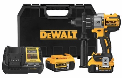 Taladro Atornillador Dewalt Dcd-996P2T - C/Percutor -  Vel. Va.y Rev. -  20V 13Mm
