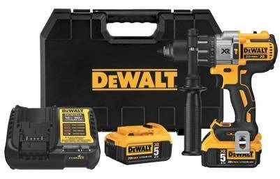 Taladro Atornillador Dewalt Dcd-996P2T - C/Percutor -  Vel. Va.y Rev. -  20V 13Mm