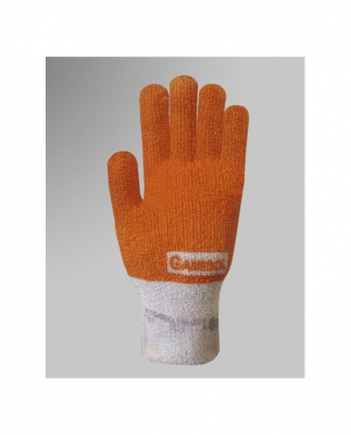 Guante Terrycloth Algodon Gamisol Laminado Naranja Latex - Cd.:3115