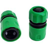 Acople Rapido P/ Manguera Riego 1/2 C/ Auto Stop