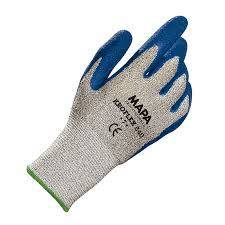 Guante Tactil Anticorte Nivel 5 Kroflex Mapa 840 Azul T.9