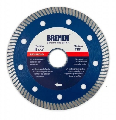 Disco De Corte Diam. Bremen® (4 1/2