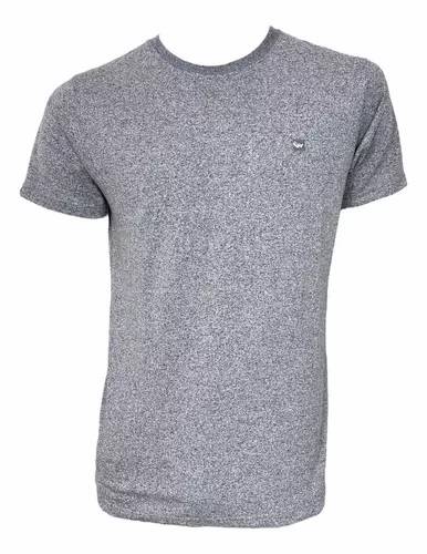 Remera Algodon Gris Oscuro
