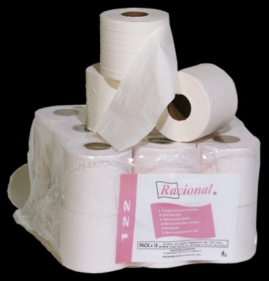 Papel Higienico X 122 Mts. Simple Hoj. Precortado - Racional 214
