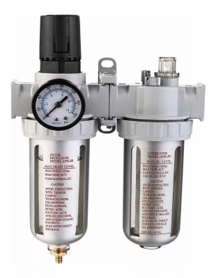 Filtro De Aire Kitana  C/Regulador Y Lubricador - Conex. 1/4