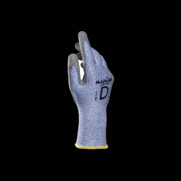 Guante Tactil Anticorte Krytech Mapa Pu 586 Gris T.11