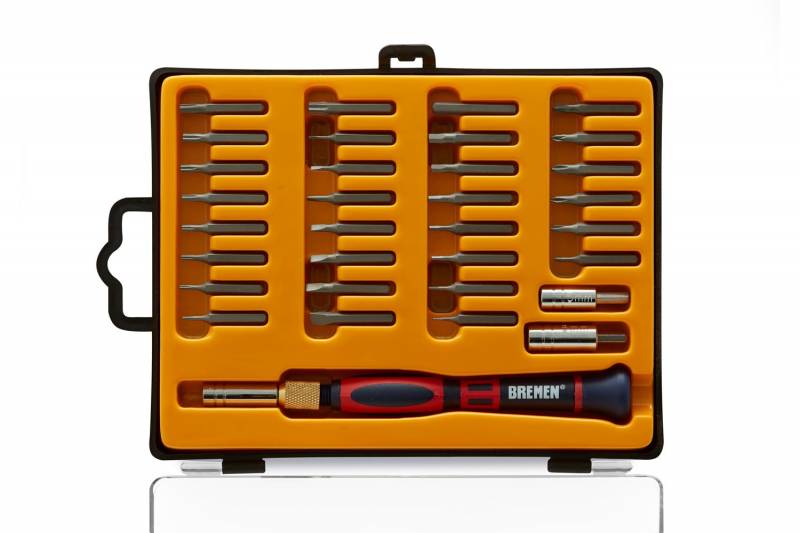 Juego De Puntas De Presicion Bremen Enc. 5/32 34Pz. Inclu. Adapt. Y Destor. Cd.:5161