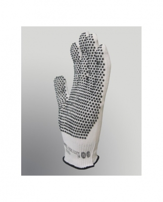 Guante Tactil Moteado Gamisol Poliamida Blanco T/8 1105