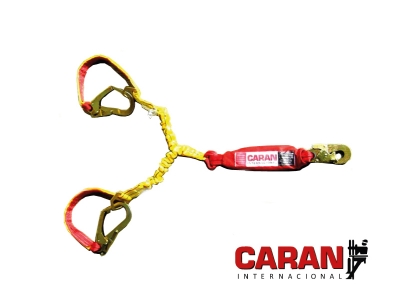 Elemento Anticaida Caran 3009/2 Petrol. Dobl. Elast. 1,50Mts Mosq.55Mm C/Amor.