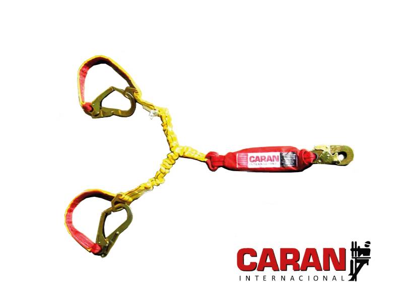 Elemento Anticaida Caran 3009/2 Petrol. Dobl. Elast. 1,50Mts Mosq.55Mm C/Amor.