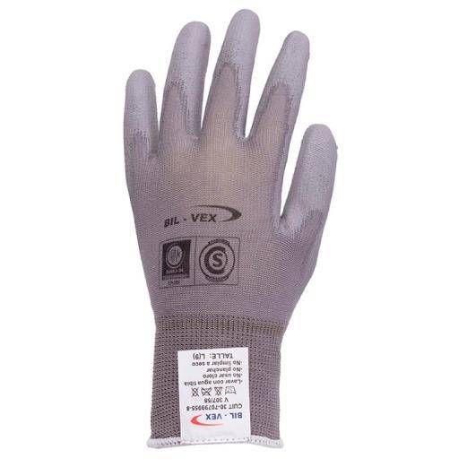 Guante Tactil Pu Gris Bil Vex T/10 (Xl)