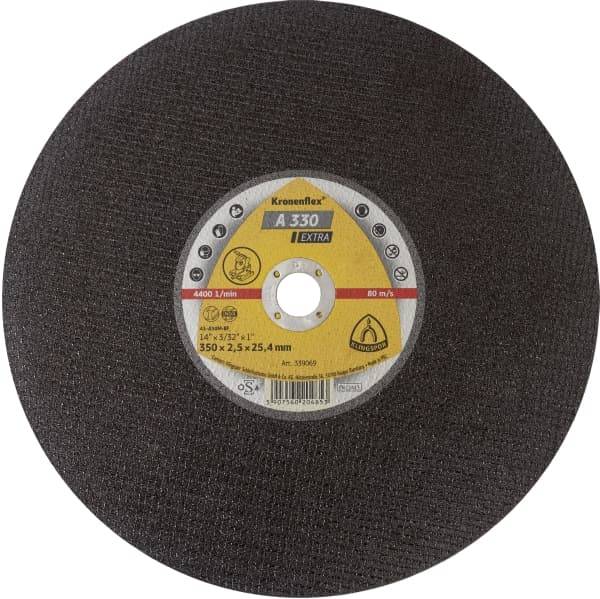 Disco De Corte Klingspor A 330 356 X 2,5Mm X 25,4Mm (14) Cd.:353326 Sensitiva
